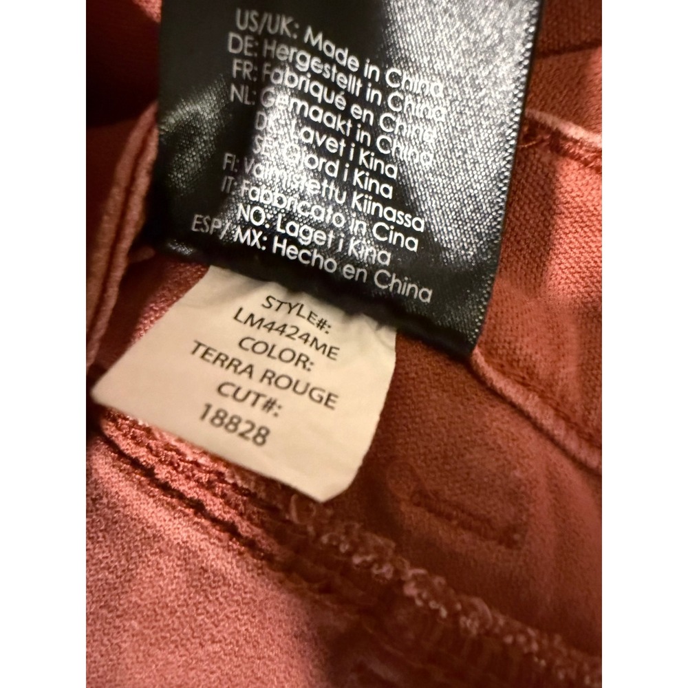 Liverpool Women's Wide Leg Crop Terra Rouge Lyocell Cotton Pants Size 12/31 - Picture 6 of 7